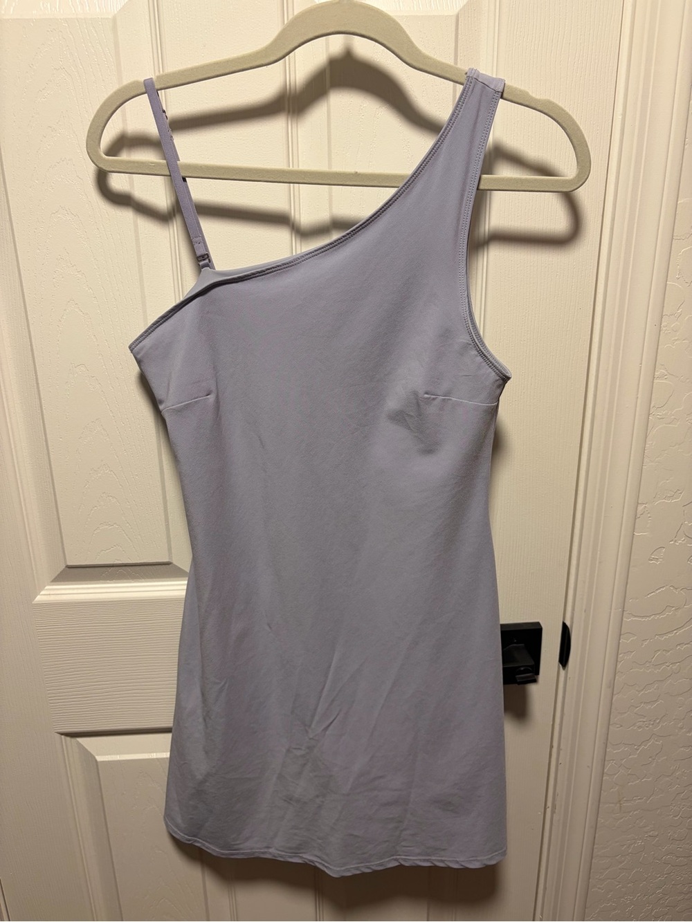 Abercrombie Light Blue/Lavender Lined Mini Dress with Skort